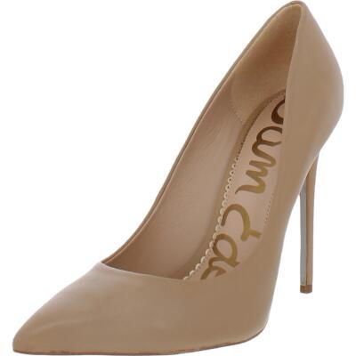 

Женские бежевые кожаные туфли-лодочки Sam Edelman Danna 8 Medium (B,M) BHFO 2981, Soft beige leather