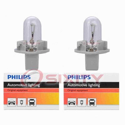 2 pc Philips PC194CP Instrument Panel Courtesy Light Bulbs for 27221 tw