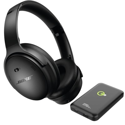 Беспроводные наушники-вкладыши Bose QuietComfort с шумоподавлением, черный, Блок питания