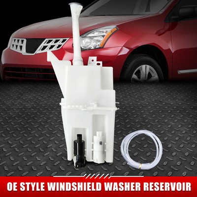 ДЛЯ 14-16 NISSAN ROGUE OE STYLE БАЧОК ДЛЯ ЖИДКОСТИ ОМЫВАТЕЛЯ ЛОБОВОГО СТЕКЛА В СТИЛЕ OE + КРЫШКА + НАСОС