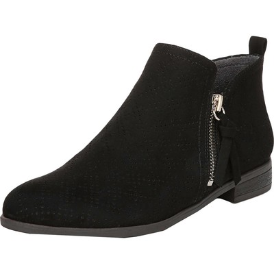 Dr. Scholls Shoes Womens Rate Zip Black Ankle Boots 7.5 Wide (C,D,W) BHFO 8722