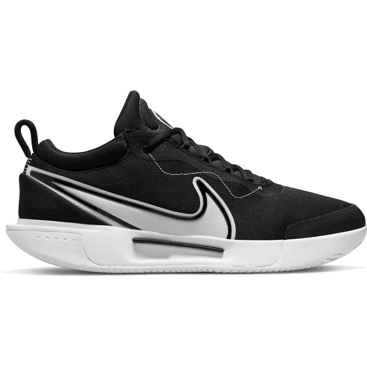 

Мужские теннисные кроссовки Nike Zoom Court Pro CLY Clay Black White DH2603-010 NXT, Черный, Nike Court Air Zoom
