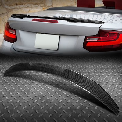 ДЛЯ 15-21 BMW F23 2-Й СЕРИИ ГЛЯНЦЕВЫЙ V-ОБРАЗНЫЙ СПОЙЛЕР НА ЗАДНЕЙ КРЫШКЕ БАГАЖНИКА ИЗ УГЛЕРОДНОГО ВОЛОКНА