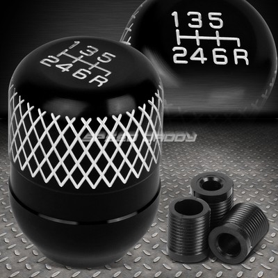 УНИВЕРСАЛЬНАЯ 42-МИЛЛИМЕТРОВАЯ ГОНОЧНАЯ МЕХАНИЧЕСКАЯ 6-СТУПЕНЧАТАЯ РУЧКА ПЕРЕКЛЮЧЕНИЯ ПЕРЕДАЧ MT С СЕТКОЙ JDM ЧЕРНЫЙ