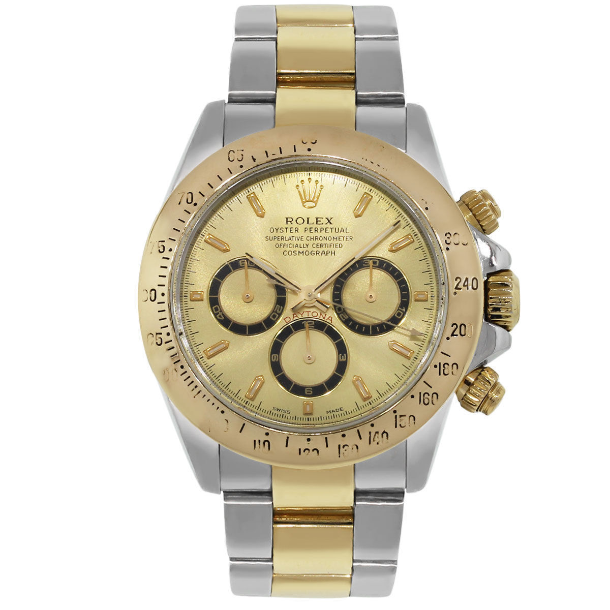 Banda de oro Rolex Cosmograph Daytona Relojes de pulsera