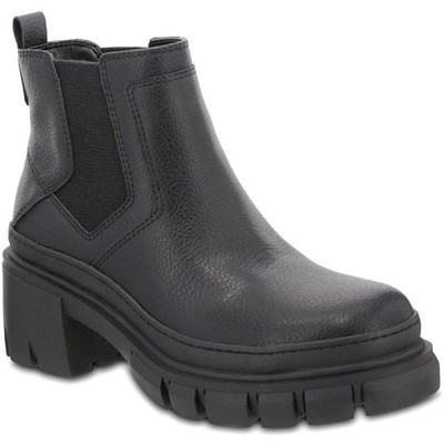 

Женские черные кожаные ботильоны Mia Connor на платформе 9,5, средние (B,M) BHFO 6381, Черный, Connor
