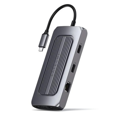 Satechi USB Type-C Multi-Port MX Adapter, Space Gray #ST-UCMXAM