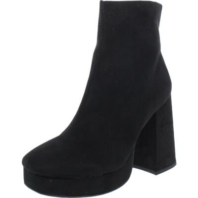 

Женские ботильоны на платформе с молнией Wild Pair Coraa из искусственной замши BHFO 9187, Black mc, Coraa