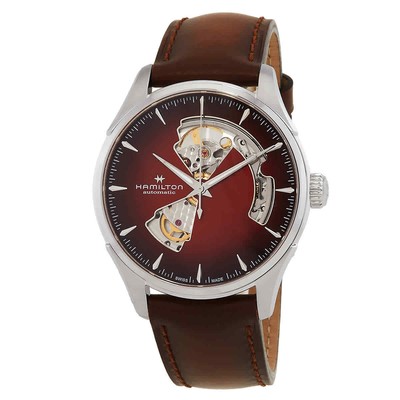 Pre-owned Hamilton Jazzmaster Open Heart Auto Automatic Watch H32675570