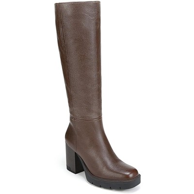 Женские сапоги до колена Naturalizer Womens willow Brown на молнии 11 Medium (B,M) BHFO 9040