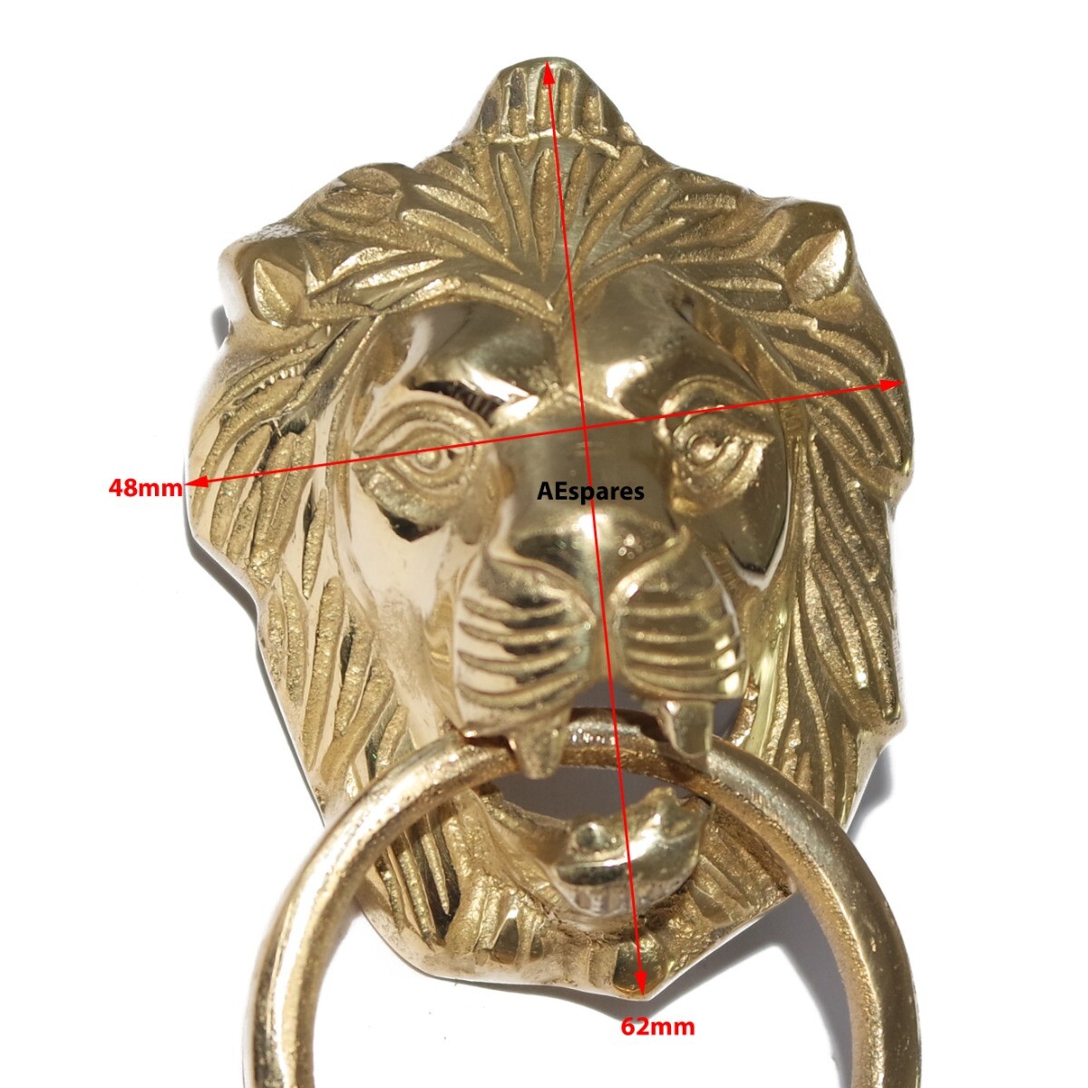 Fits Royal Enfield Bullet Vintage Lion Badge Brass 