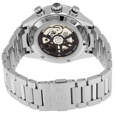 Pre-owned Tag Heuer Carrera Chronograph Automatic Green Dial Men's Watch Cbn2a10.ba0643
