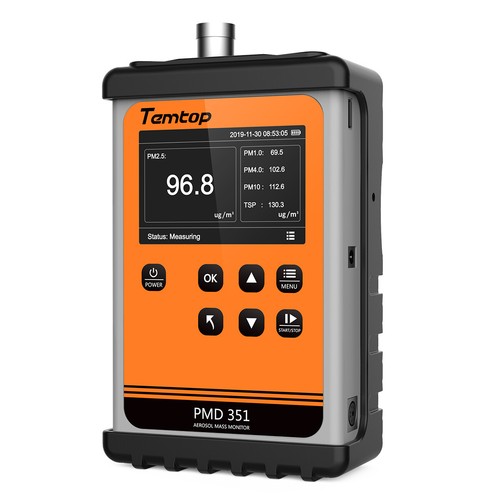 Temtop Air Particle Counter PMD351 Professional Cleanroom Tester Air Quality