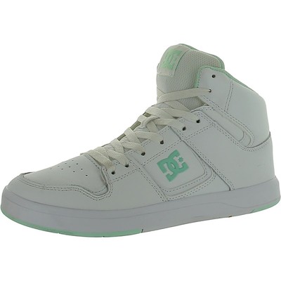 Белые спортивные ботинки для скейтбординга DC Girls Cure Hi Top 7.5 Medium (B,M) Big Kid BHFO 0484