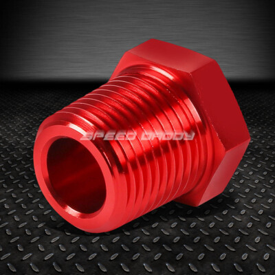КРАСНЫЙ ПЕРЕХОДНИК ДЛЯ ТРУБНОЙ ВТУЛКИ NPT ОТ 1/8 ЖЕНСКОГО ДО 1/2 МУЖСКОГО ПОЛА, ПЕРЕХОДНИК ДЛЯ ГАЗА/МАСЛА