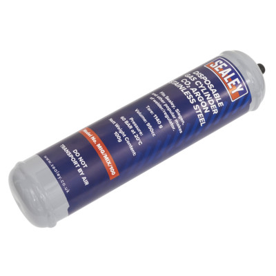 Sealey MIG/MIX/100 Gas Cylinder Disposable Carbon Dioxide/Argon 60L