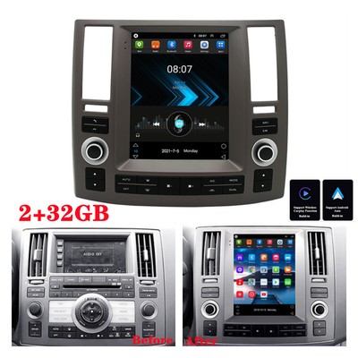 9.7'' Android 11 Stereo Radio GPS Nav Head Unit 32GB For 06-08 Infiniti FX35 FX45