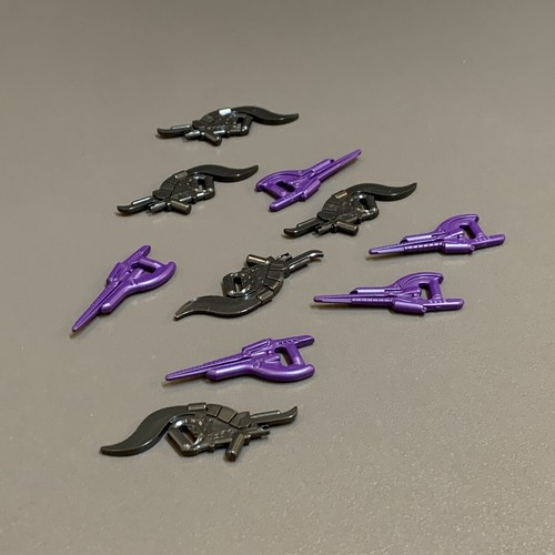 5x HALO MEGA BLOKS COVENANT BLUE ELITE ULTRA MINI FIGURE & 10 Guns 97202