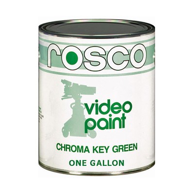 Матовая зеленая краска Rosco Chroma Key — галлон #150057110128