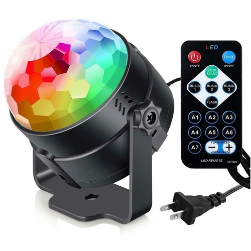 Party Disco Lights Strobe Led Dj Ball Sound Activated Dance Bulb