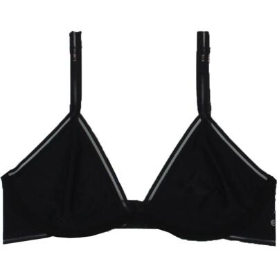 НАСТОЯЩИЙ женский черный прозрачный сексуальный бюстгальтер-балконет на косточках 32C BHFO 5419
