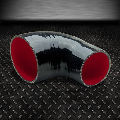 3-4 3-СЛОЙНЫХ 90-ГРАДУСНЫХ ШЛАНГА ДЛЯ ТУРБОНАДДУВА /ПРОМЕЖУТОЧНОГО ОХЛАДИТЕЛЯ / ВПУСКНОГО СИЛИКОНОВОГО РЕДУКТОРА ЧЕРНОГО ЦВЕТА