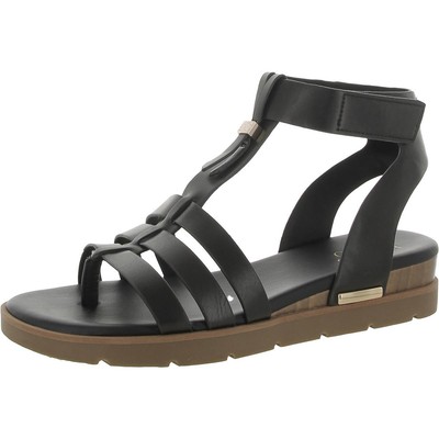 Женские туфли Franco Sarto Dasana с ремешком на щиколотке черного цвета 7.5 Medium (B,M) BHFO 3359