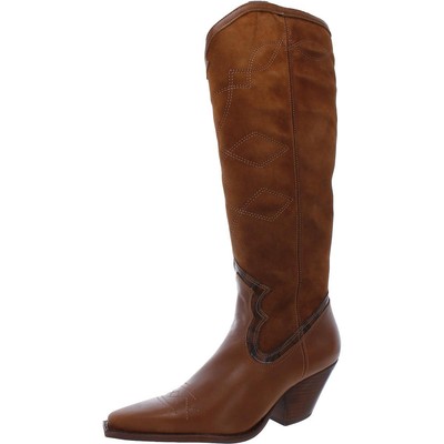 Женские ботинки Vince Camuto Nedema 2 Brown Cowboy, ботинки Western 9 Medium (B,M) 8621