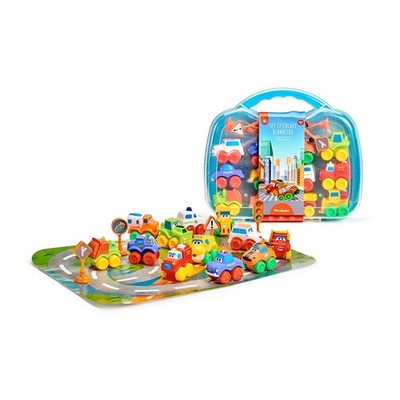 Set de 12 coches blanditos
