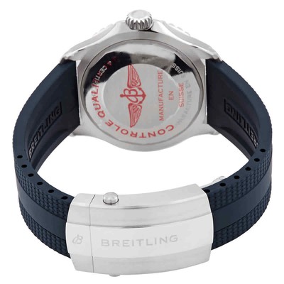 Pre-owned Breitling Superocean Automatic Chronometer Blue Dial Men's Watch A17375e71c1s1