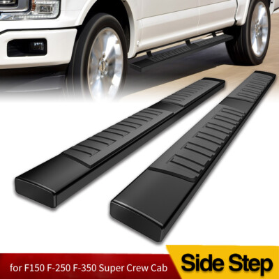 Running Boards for 2015-2024 Ford F-150 Super Crew Cab 6'' Side Step Nerf Bars