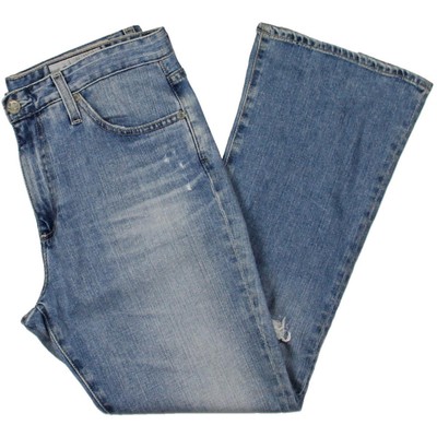 

Женские синие джинсовые прямые джинсы Adriano Goldschmied до щиколотки  BHFO 4145, Синий