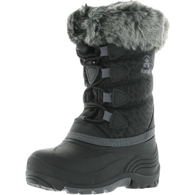 

Черные зимние сапоги Kamik Girls Snow Gypsy 3 12 Medium (B,M) Little Kid BHFO 0510, Черный, Snow Gypsy 3