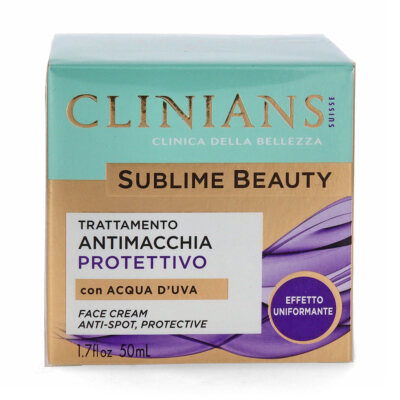 CLINIANS Sublime Beauty Anti-Pigment Gesichtscreme Traubenwasser 50 ml