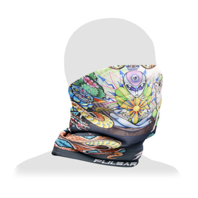 Pulsar Neck/Face Gaiter - Psychedelic Alien 