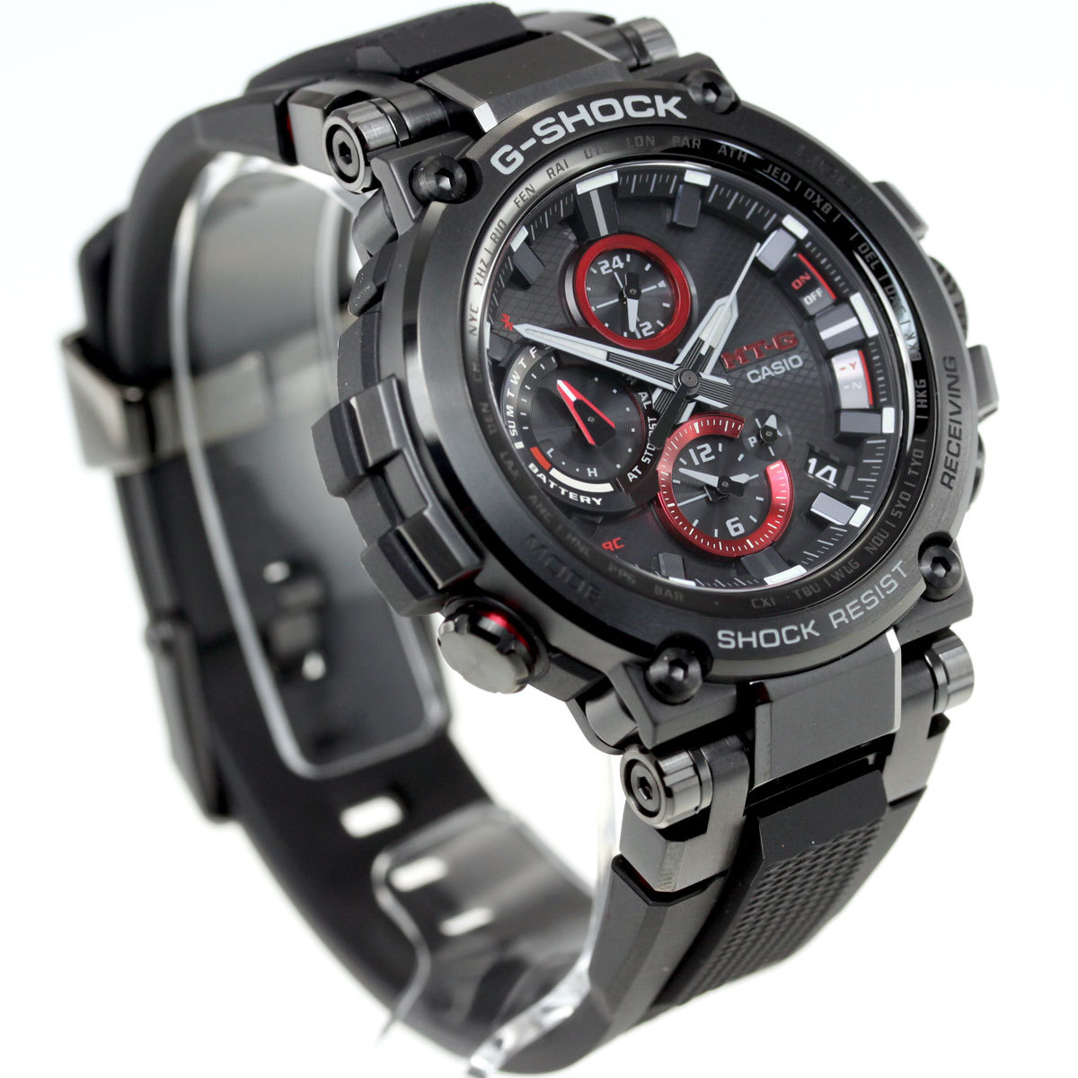 Pre-owned Casio G-shock Mt-g Mtg-b1000b-1ajf Bluetooth Solar Men Watch Japan Mtg-b1000b-1a