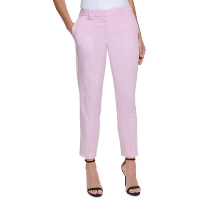 

Брюки DKNY Womens Essex Slim Leg с низкой посадкой и офисными брюками до щиколотки Petites BHFO 0422, Фиолетовый, Essex