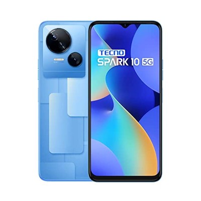 Tecno Spark 10 5G (Meta White, 8GB RAM,128GB Storage)|16GB Expandable RA