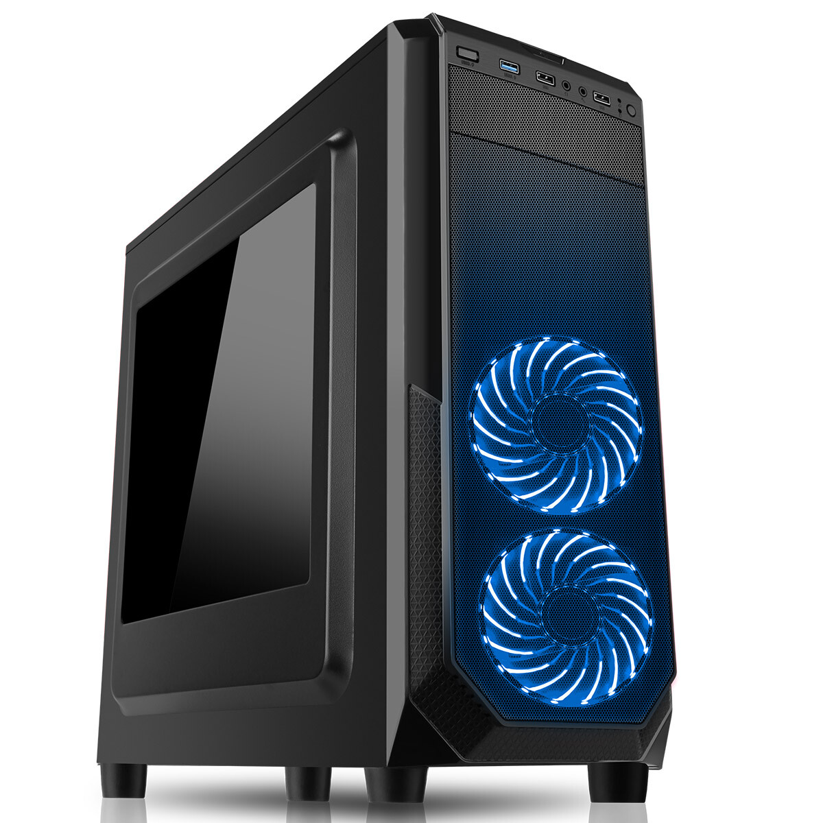 Mega Fast AMD Quad Core 3.8 8GB 1TB Gaming Desktop PC Computer Windows