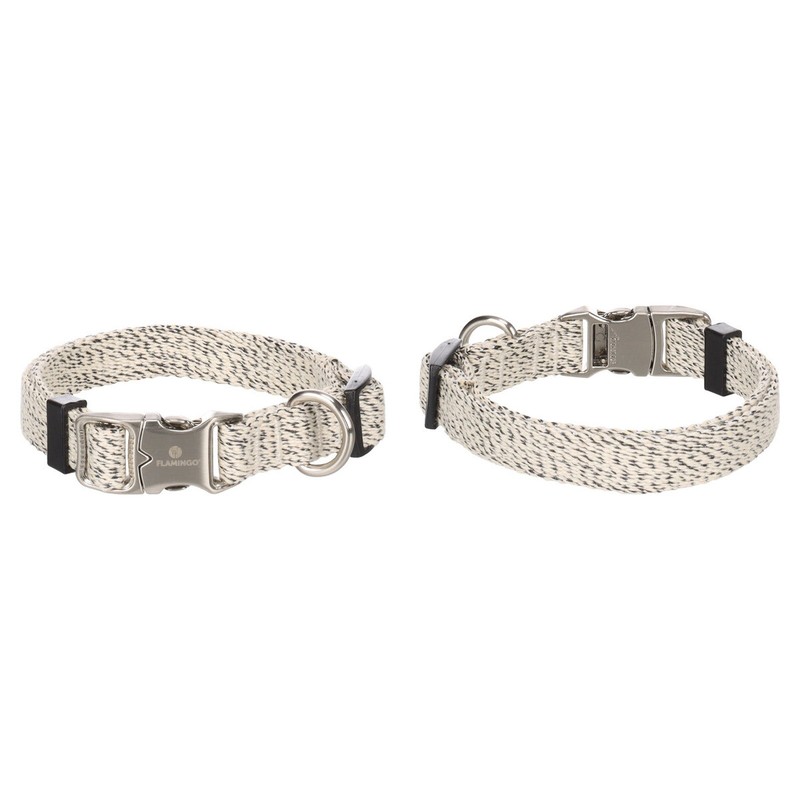Flamingo Collier Pour Chien Lago Blanc/Noir, DiffÃ©Rentes Tailles, Neuf