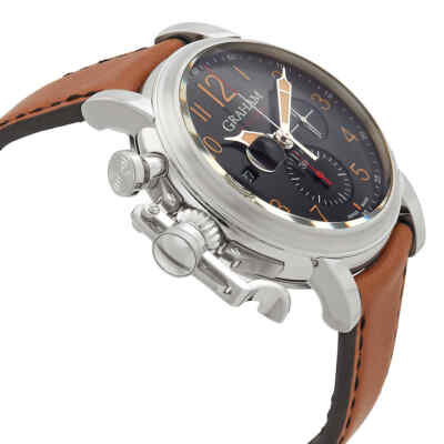 Pre-owned Graham Chronograph Automatic Black Dial Men's Watch 2cvds.b36a