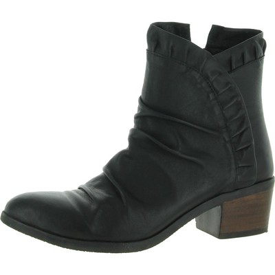 

Черные кожаные ботильоны Bueno Womens Connie 39 Medium (B,M) BHFO 1880, Черный