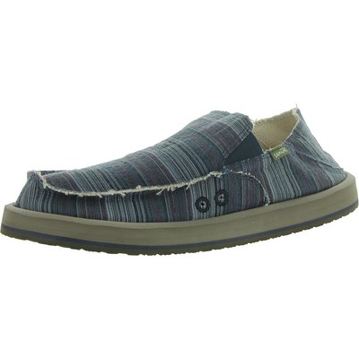 Мужские повседневные и модные кроссовки Sanuk Mens Navy Boat 9 Medium (D) BHFO 7874