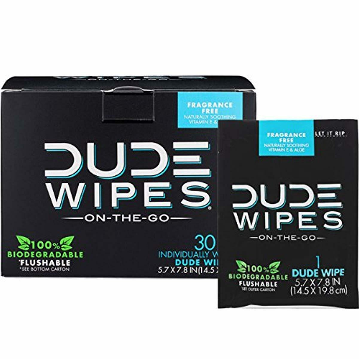 Details About 30x Wet Flushable Wipes Wrapped For Travel Septic Sewer Safe With Vitamin E - 