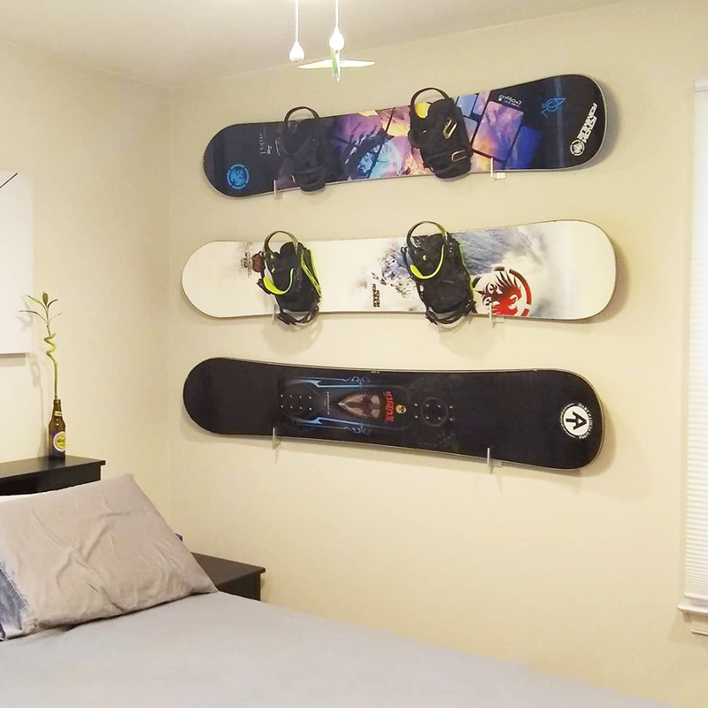 Snowboard Wall Mount,Snowboard Mount for Wall Snowboard Rack Hanger, Snow Board