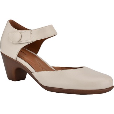 

Женские туфли Easy Spirit Clarice цвета слоновой кости на каблуках Mary Jane 9 Medium (B,M) BHFO 6312, Off white