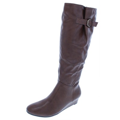 

Женские коричневые ботинки для верховой езды Style - Co. Rainne 5,5, средние (B,M) BHFO 5827, Cognac, Rainne