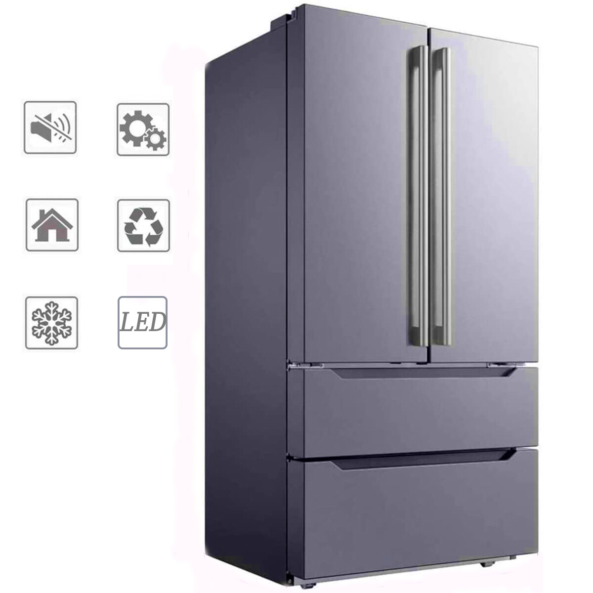 холодильник боком