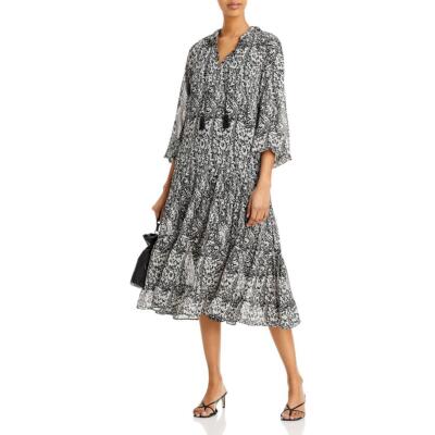 

Женское платье макси до середины икры на подкладке пейсли цвета Aqua BHFO 4484, Black/white
