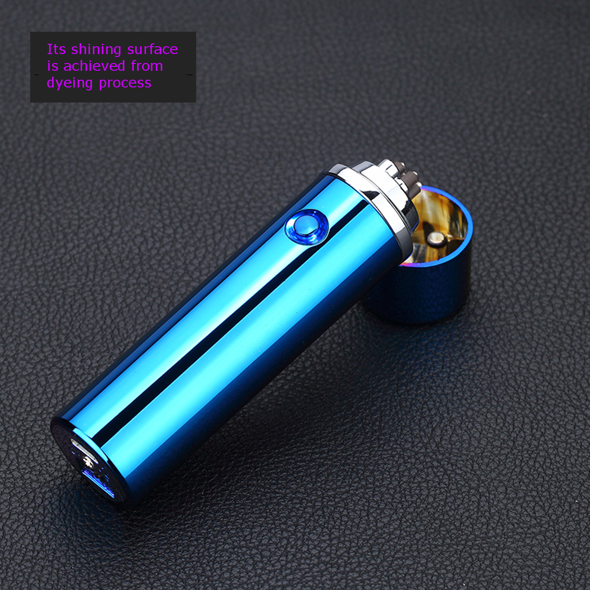 Electric Dual Arc Plasma USB Recharge Flameless Windproof Lighter JL108